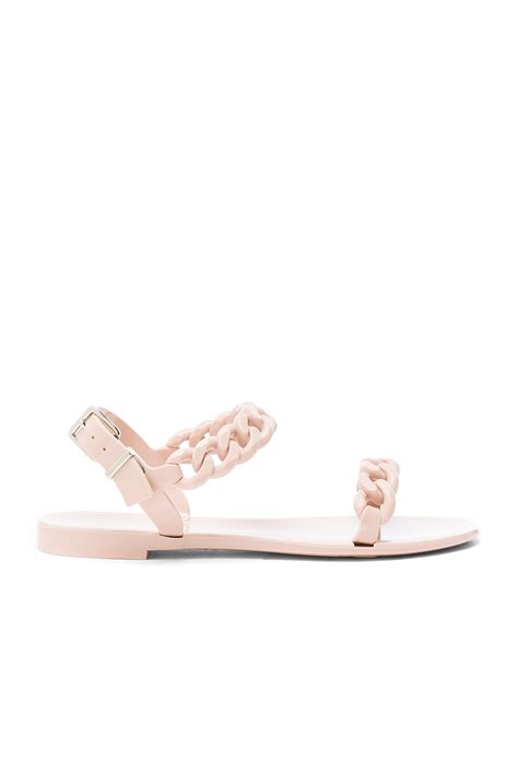 givenchy blush pink|Givenchy pink jelly sandals.